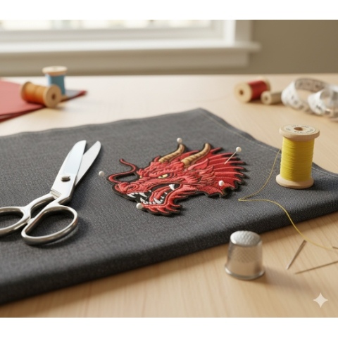 How to Sew a Patch onto Jeans/bags/Caps?